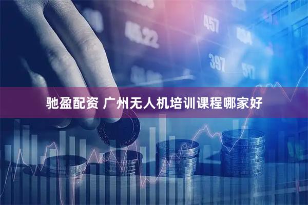 驰盈配资 广州无人机培训课程哪家好